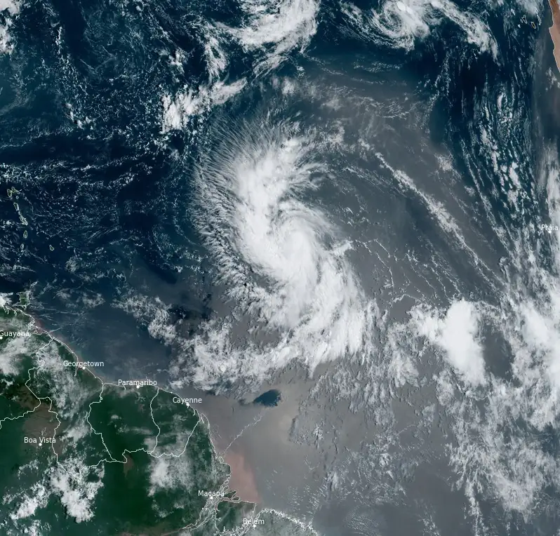 tropical storm lee at 1210z on september 6 2023 bg