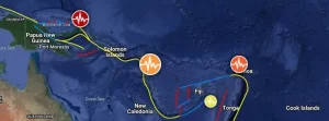 M6.1 earthquake hits Vanuatu at intermediate depth