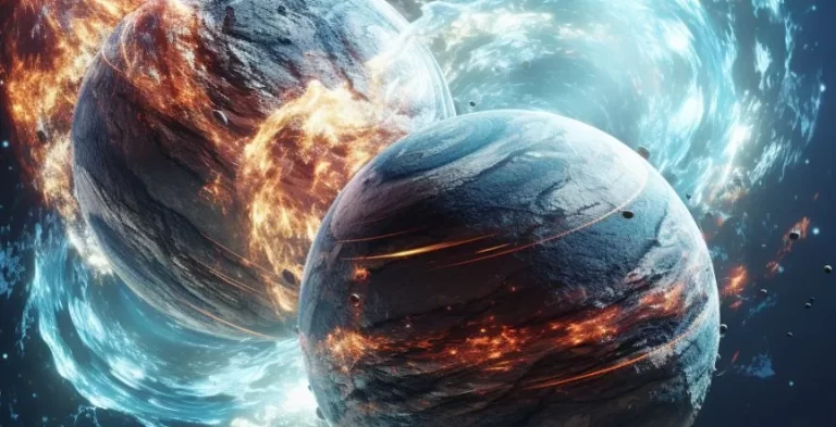 Evidence of cataclysmic planetary collision discovered 1 800 light years from Earth