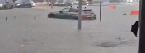 Record-breaking rainfall swamps New York City, causing widespread urban flooding