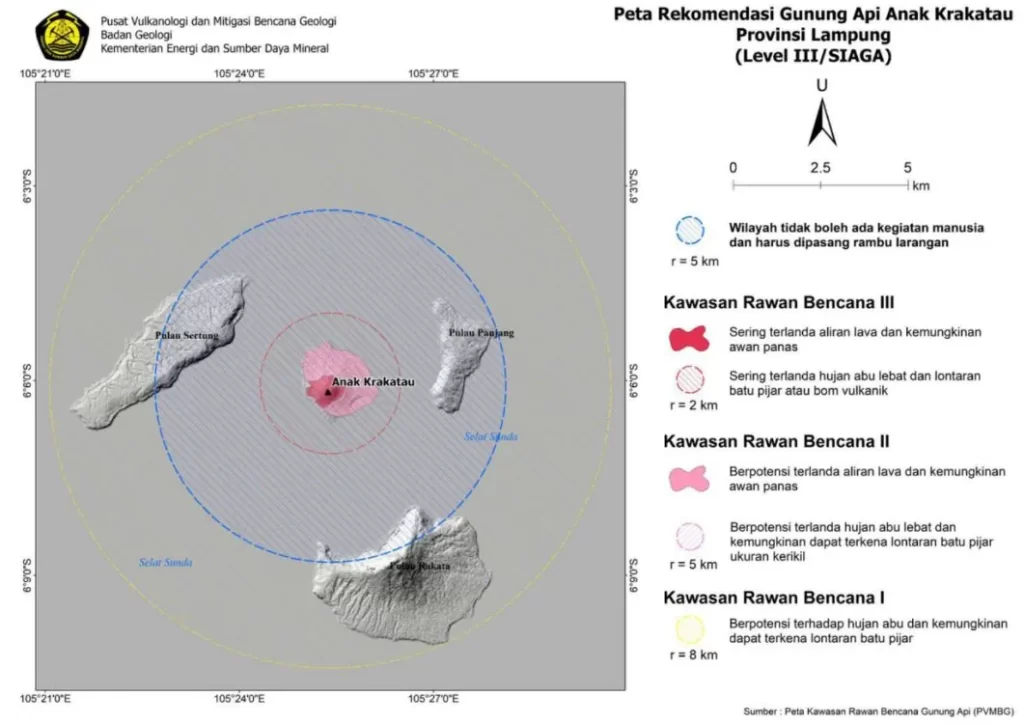 anak krakatau alert map october 28 2023