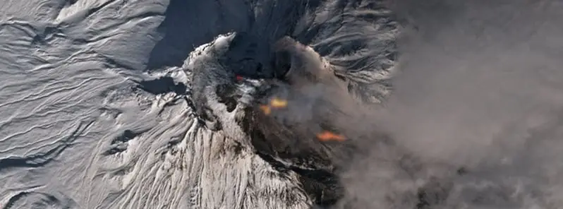 bezymianny volcano on october 16 2023