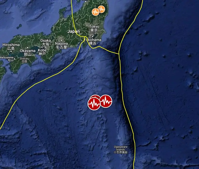 izu islands m6.2 earthquake october 6 2023 location map bg