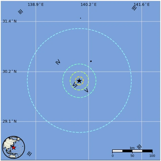 izu islands m6.2 earthquake october 6 2023 usgs epe