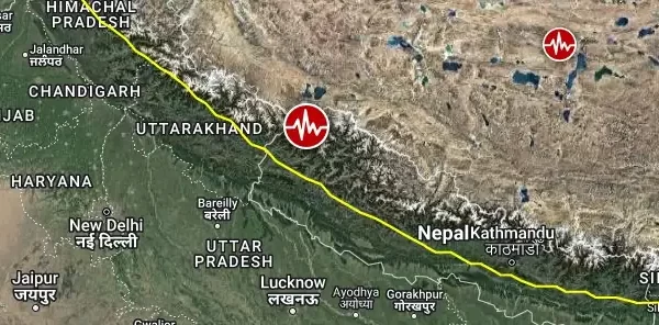 nepal earthquake october 3 2023 location map f