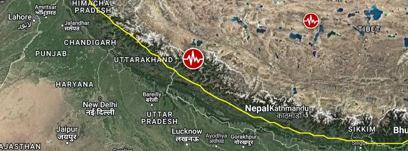 nepal earthquake october 3 2023 location map f