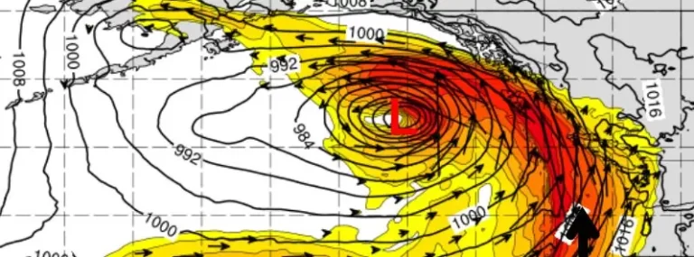 october 16 ncep gfs ivt slp cw3e