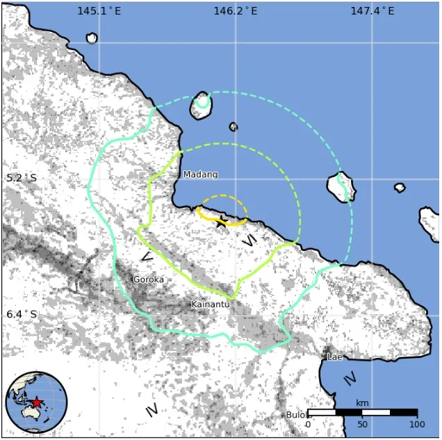 papua new guinea m6.7 earthquakes on october 7 2023 usgs epe
