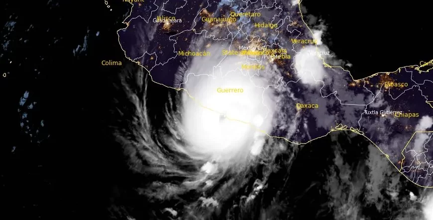 satellite image of hurricane otis at 0630 utc on october 25 2023 f