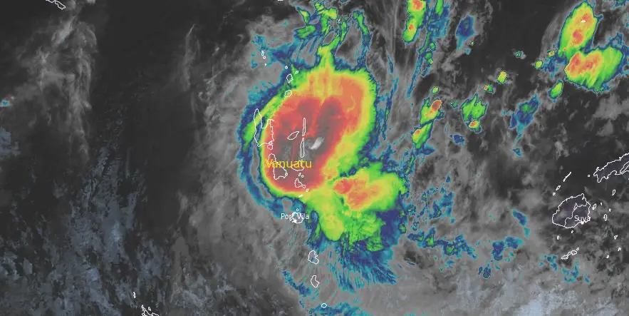 satellite image of tropical cyclone lola at 1300 utc on october 24 2023 f