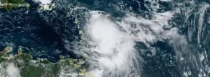Tropical Storm “Tammy” approaching the Leeward Islands, expected to strengthen into a hurricane