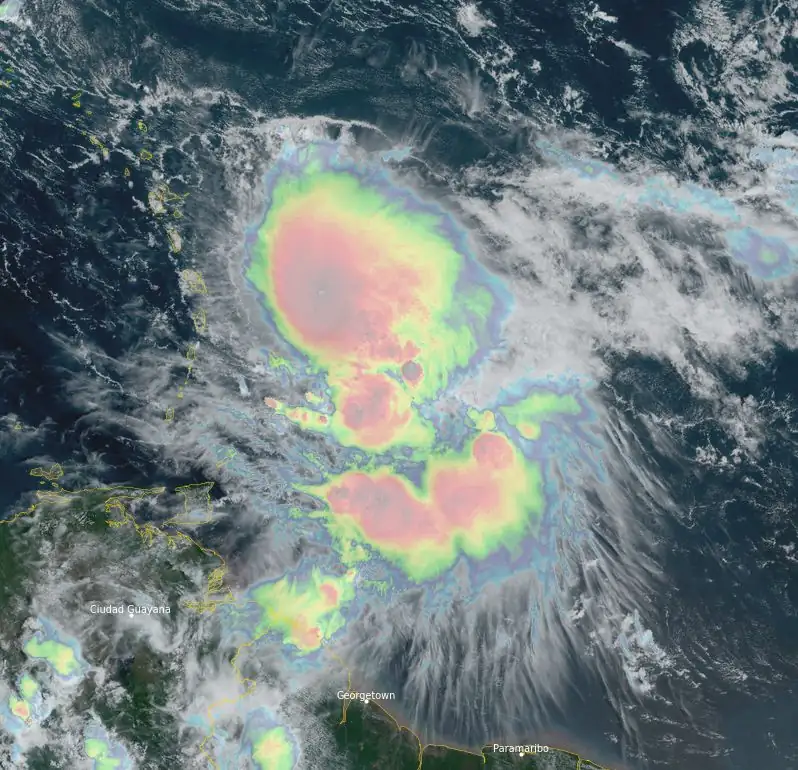 tropical storm tammy at 1330z october 20 2023 ct
