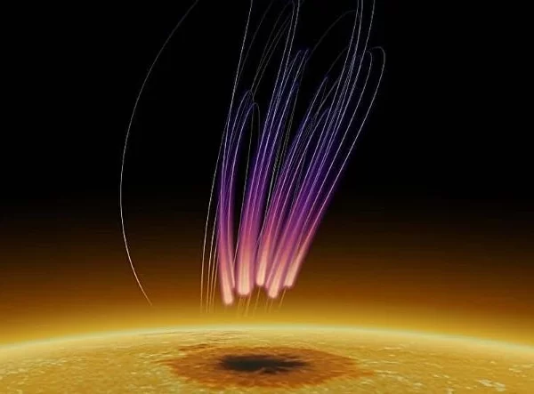 NJIT astronomers reveal unique aurora-like radio emission above sunspot