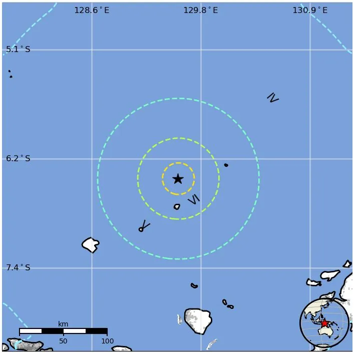 banda sea m7.1 and m6.9 earthquakes november 8 2023 usgs epe