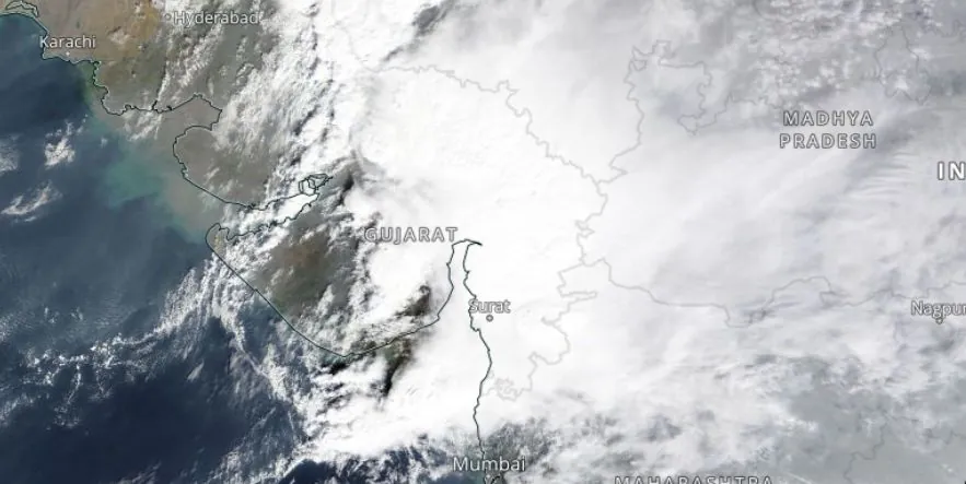 gujarat terra modis satellite image on november 26 2023