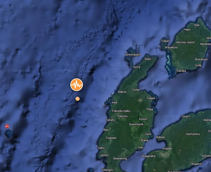 halmahera indonesia m6.6 earthquake november 22 2023 location map z