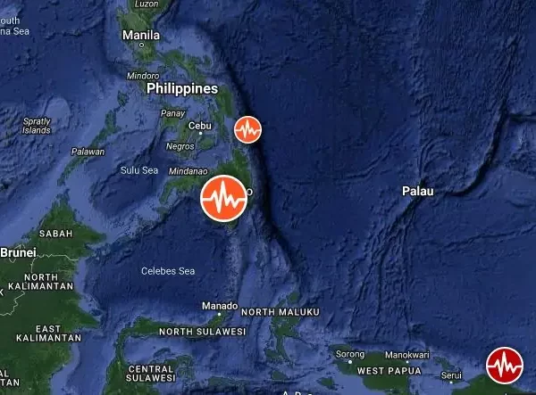 mindanao philippines m6.7 earthquake november 17 2023 location map bg