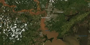 Guaíba River overflows in Porto Alegre’s center in third-highest flood since 1941, Brazil