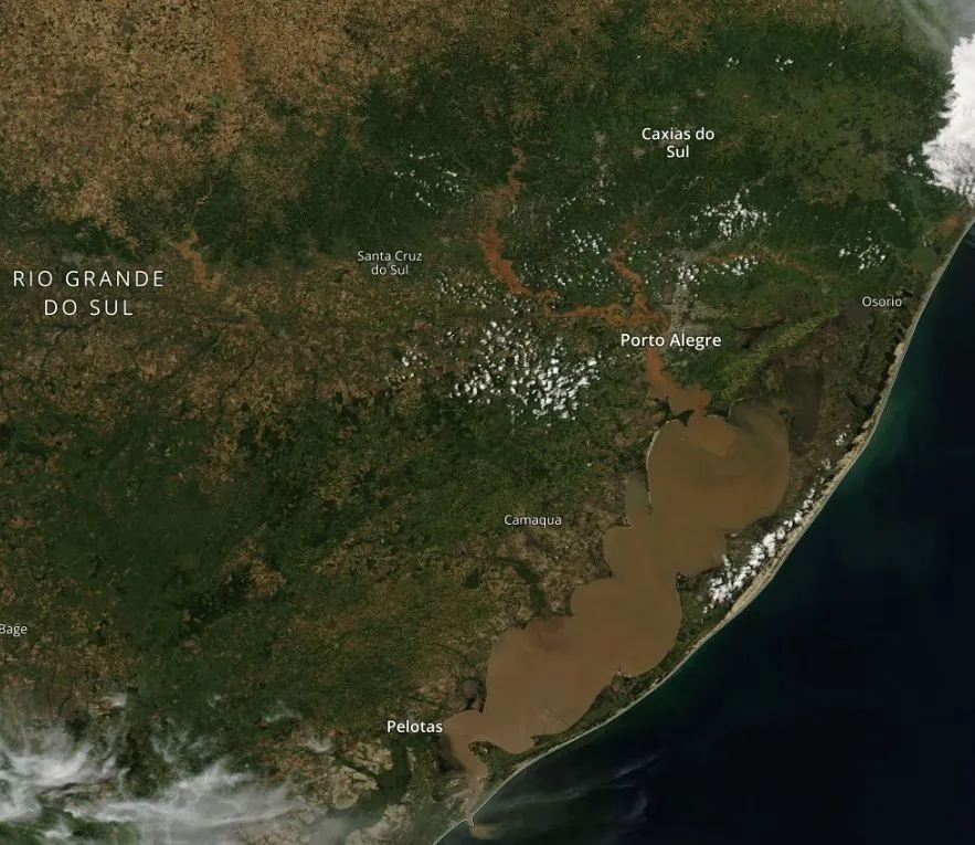 nasa aqua modis porto alegre rio grande do sul satellite image november 19 2023