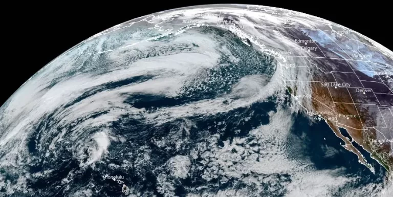 noaa goes west satellite image acquired at 2310 utc on november 9 2023