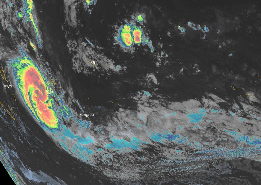 satellite image of tropical cyclone lan at 1520 utc november 14 2023 goes-west