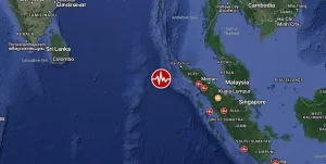 Shallow M6.3 earthquake hits off the west coast of northern Sumatra, Indonesia