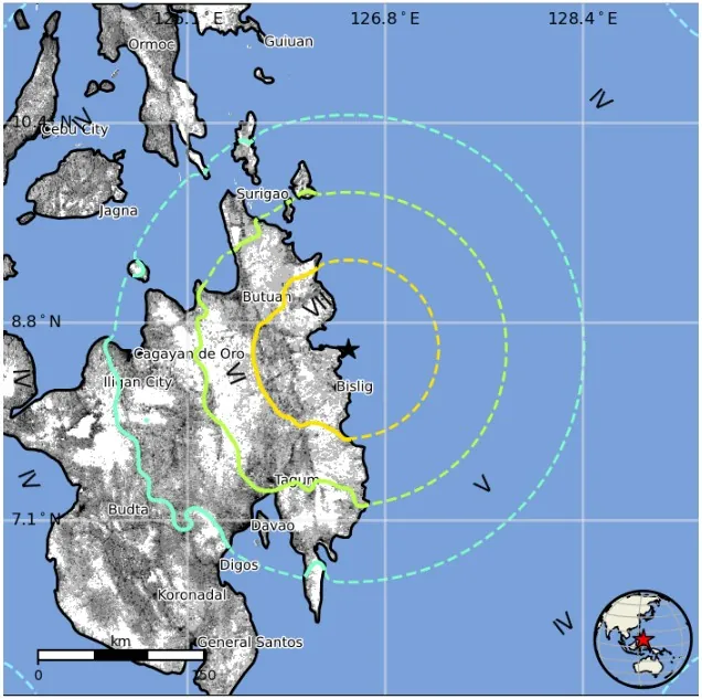 m7.6 earthquake philippines december 2 2023 usgs epe