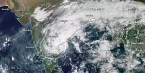 Tropical Cyclone “Michaung” makes landfall in Andhra Pradesh, India