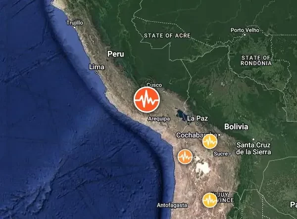 southern peru m6.2 earthquake location decembre 30 2023