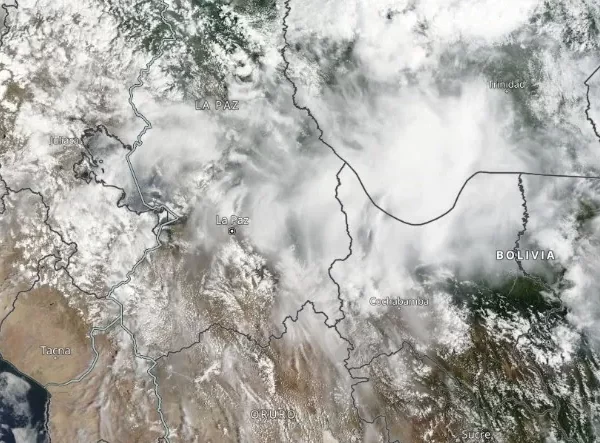 terra modis satellite image of la paz bolivia december 11 2023