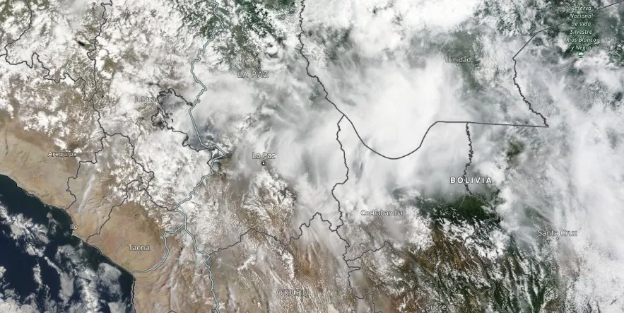 terra modis satellite image of la paz bolivia december 11 2023