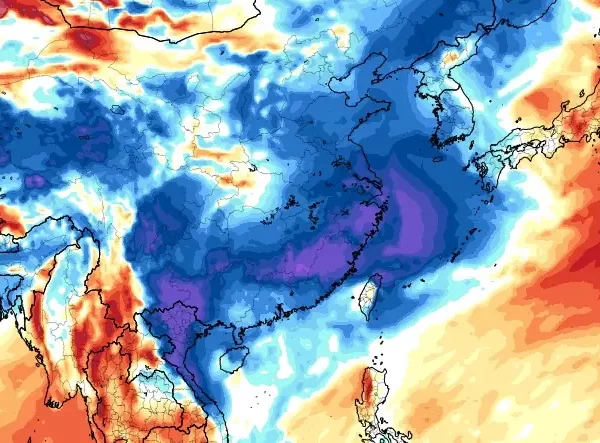 850 hpa temperature anomaly se asia 06z january 9 2024 f