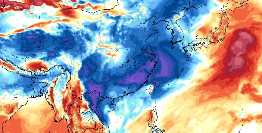 850 hpa temperature anomaly se asia 06z january 9 2024 f