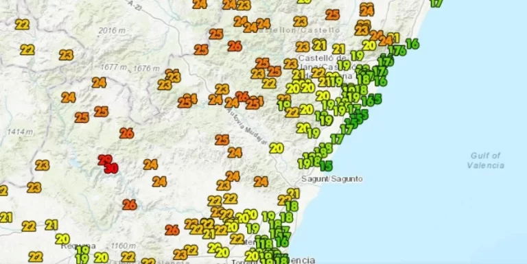 Europe experiences hottest January day on record with 30.7 °C (87.3 °F) in Gavarda