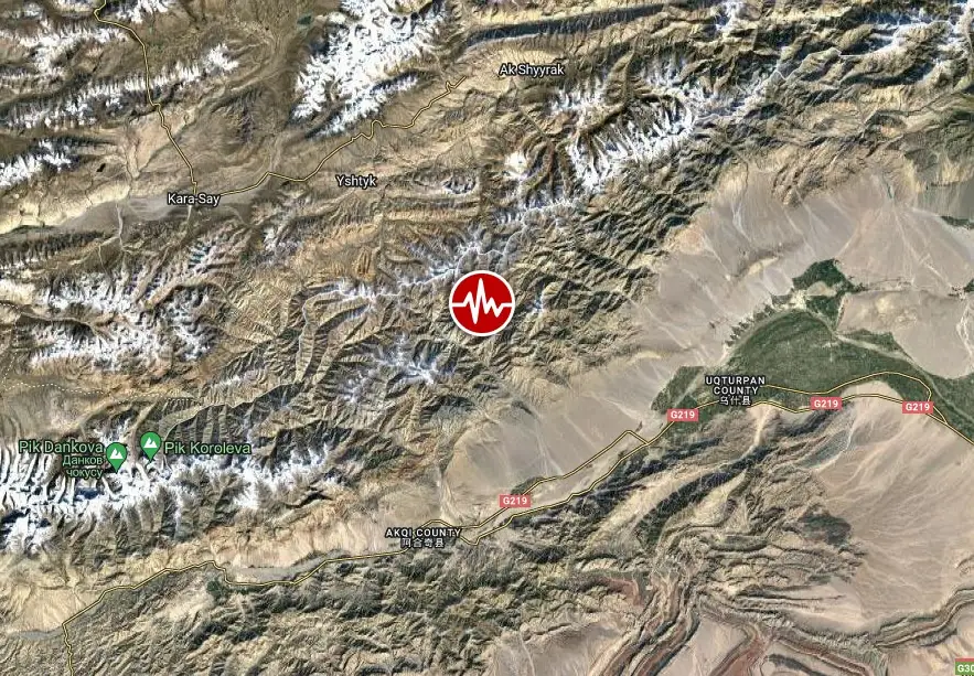 M7.0 earthquake Kyrgyzstan-China border region january 22 2024 bg2