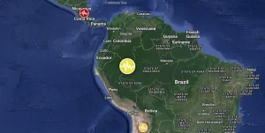 Deep M6.5 earthquake hits Amazonas, Brazil