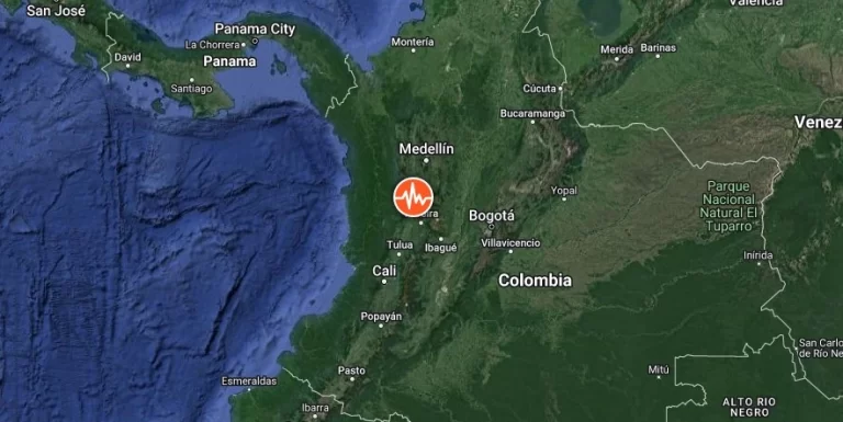 m5.6 earthquake colombia january 19 2024 location map