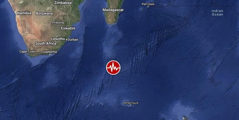 m6.2 earthquake southwest indian ridge january 20 2024 location map