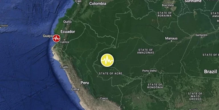 m6.5 earthquake acre brazil january 28 2024 location