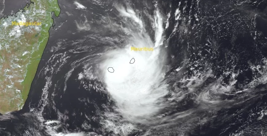 satellite image of tropical cyclone belal 0845 utc on january 15 2024