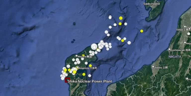 shika nuclear power plant location noto peninsula jan 2024 earthquakes