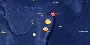 Strong M6.4 earthquake hits Tonga