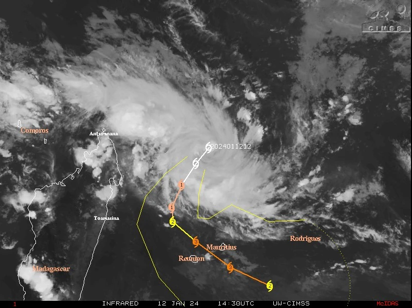 tropical cyclone 05s ir satellite image at 1430 utc on january 12 2024