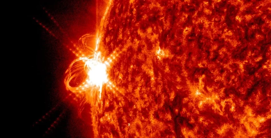x5.0 solar flare december 31 2023 aia 301