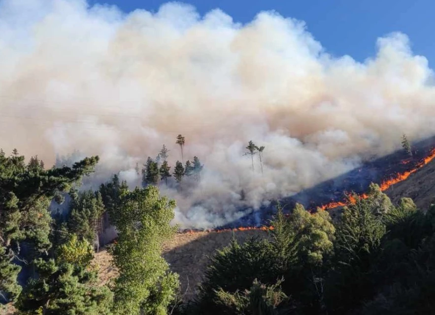 Major wildfire in Christchurch's Port Hills, state of emergency declared, New Zealand c