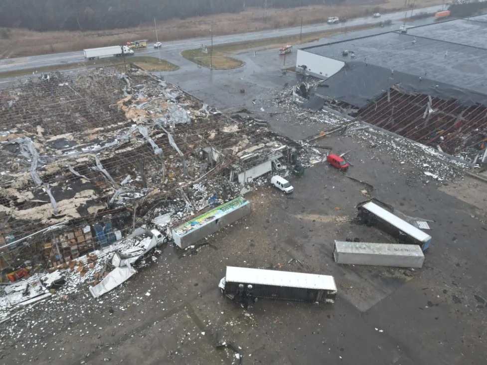 Rare EF-2 tornado hits Grand Blanc, causing major damage to industrial complex, Michigan photo 3 February 28 2024