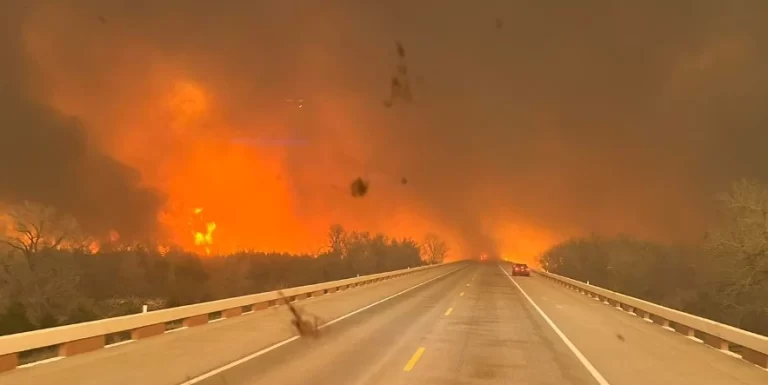 Smokehouse Creek Fire rapidly grows to second-largest wildfire in history of Texas