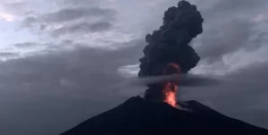 Strongest explosive eruption at Sakurajima volcano since 2020, Japan