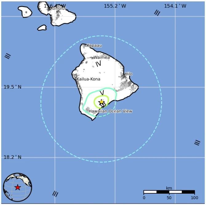 hawaii m5.7 earthquake mauna loa febraury 9 2024 usgs epe