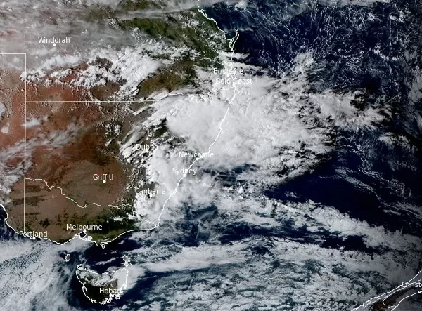 jma himawari-9 satellite image of SE australia 0640 utc on february 19 2024